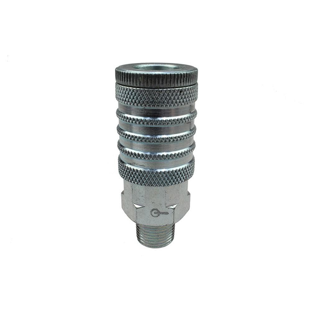 Coilhose Pneumatics 121 Pneumatic Hose Coupling: 3/8" Thread, 1/2" Body Dia, Industrial Interchange Image