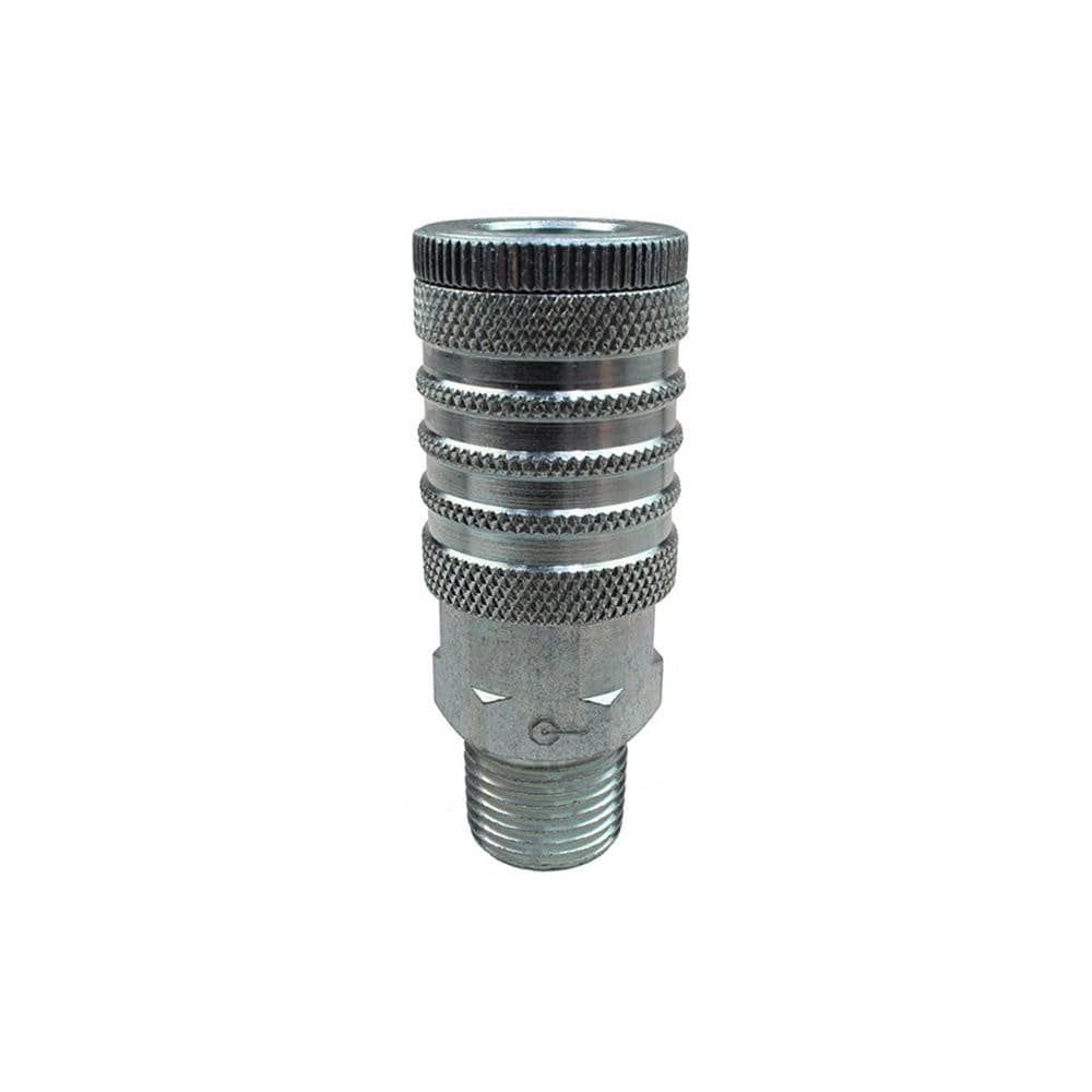 Coilhose Pneumatics 122 Pneumatic Hose Coupling: 1/2" Thread, 1/2" Body Dia, Industrial Interchange Image