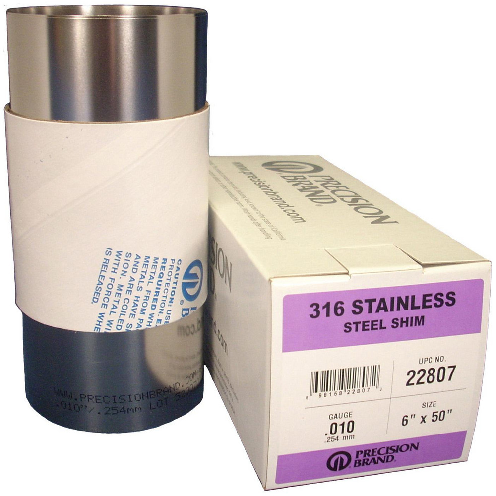 Precision Brand Shim Stock Roll 302 Stainless Steel MSC Industrial