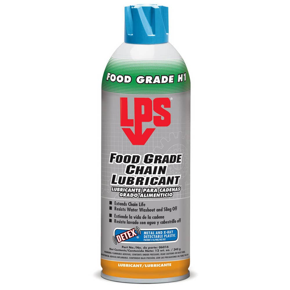 Chain & Cable Lubricants; Lubricant Base: Solvent ; Food Grade: Yes ; Container Type: Aerosol Can ; Product Service Code: 9150
