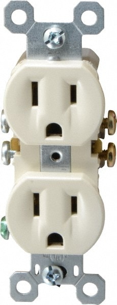 Pass & Seymour - Straight Blade Duplex Receptacle: NEMA 5-15R, 15 Amps ...