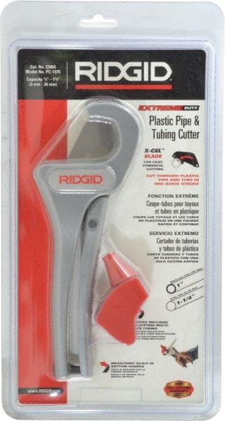 Hand Pipe & Tube Cutter: 1/8 to 1-3/8" Tube