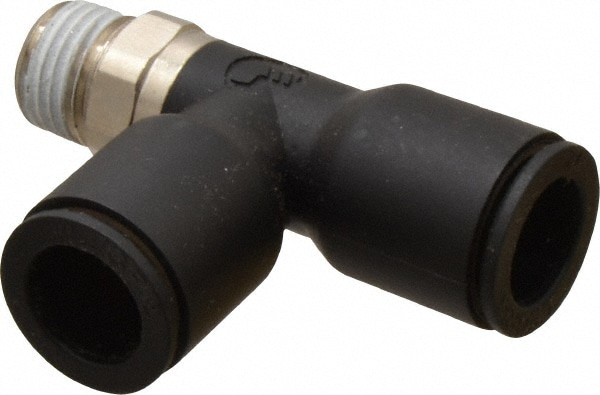 Legris 3103 12 13 Push-To-Connect Tube Fitting: Male Run Tee, 1/4" Thread Image