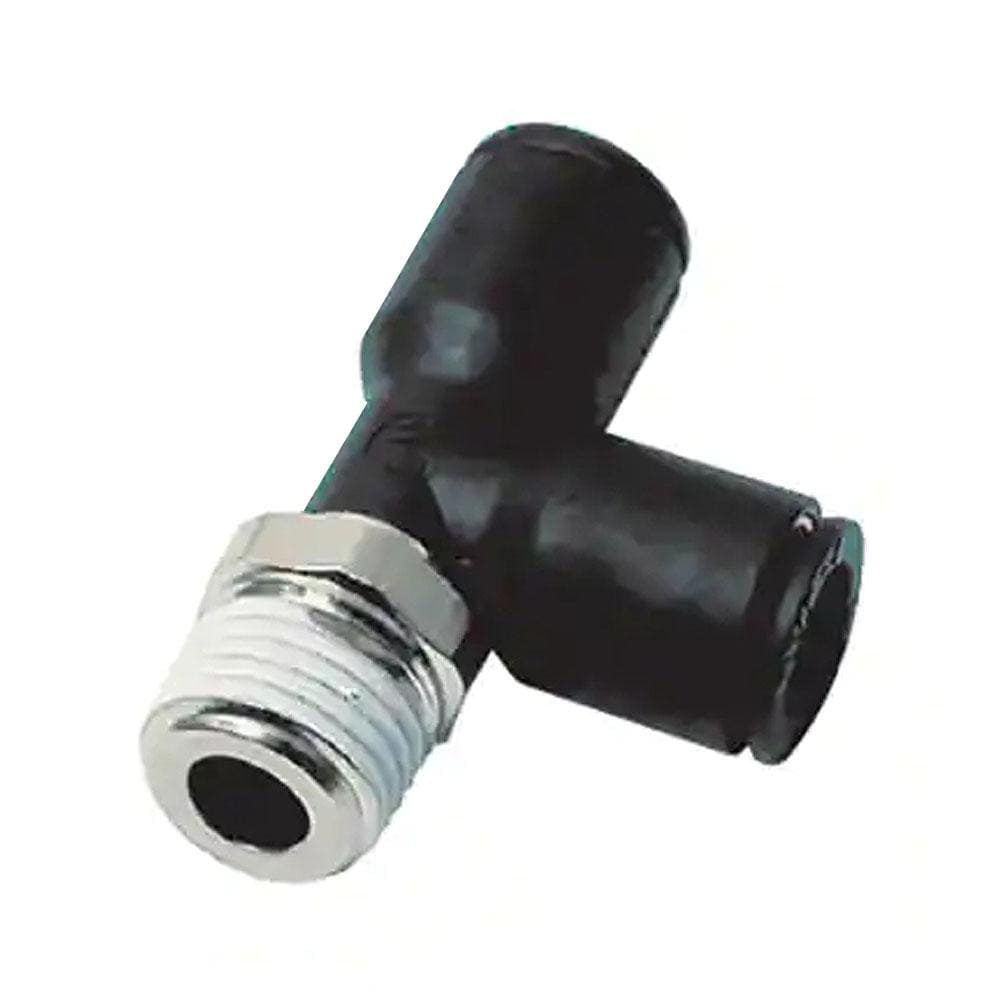 Legris 3103 12 17 Push-To-Connect Tube Fitting: Male Run Tee, 3/8" Thread 