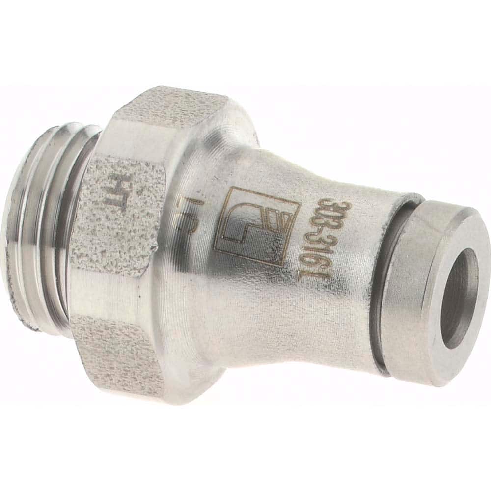 Legris 3801 04 10 Push-To-Connect Tube to Male & Tube to Male BSPP Tube Fitting: Male Connector, 1/8" Thread 