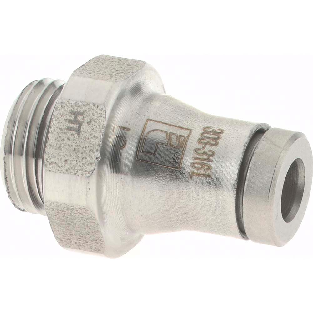 Legris 3801 04 10 Push-To-Connect Tube to Male & Tube to Male BSPP Tube Fitting: Male Connector, 1/8" Thread 