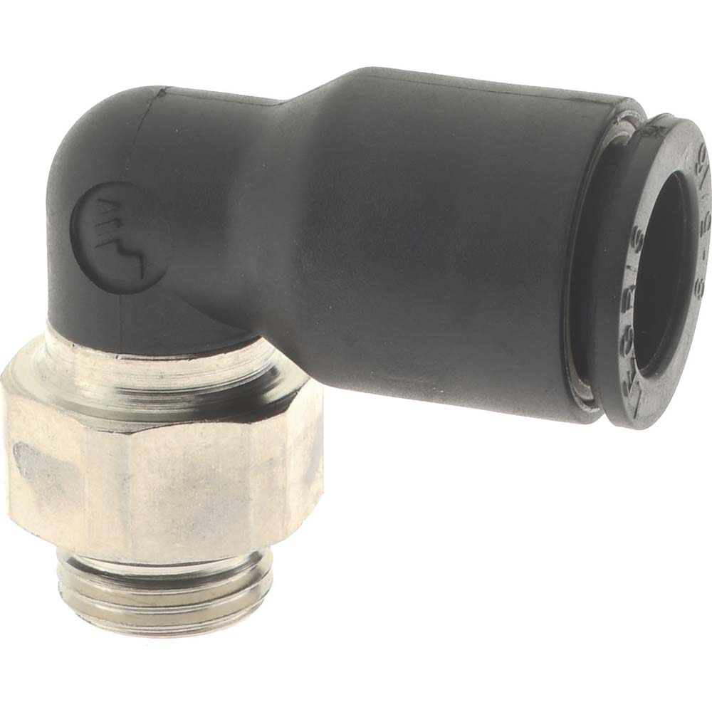 Push-To-Connect Tube Fitting: Male Elbow, 1/8" Thread