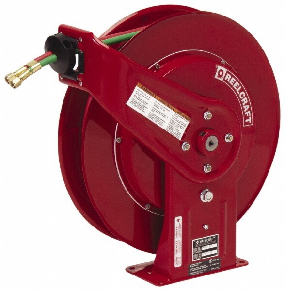 19" Long x 7" Wide x 20-1/4" High, 1/4" ID, Welding Hose Reel