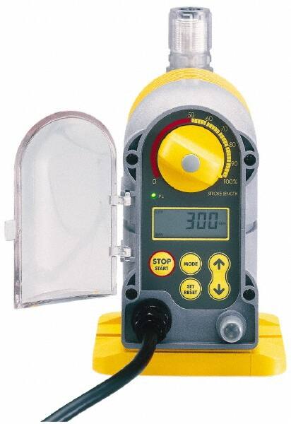 Metering Pumps; Type: Electronic ; GPH: 1.600 ; Voltage: 94-264 ; Pressure: 60 ; Length (Decimal Inch): 7.750 ; Width (Decimal Inch): 4.6250
