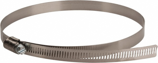 Worm Gear Clamp: SAE 116, 5-3/4 to 7-3/4" Dia, Stainless Steel Band