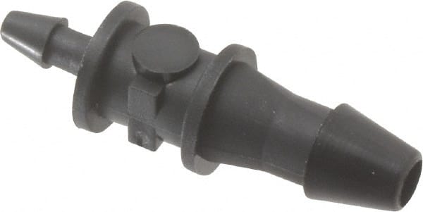 Barbed Tube Reducer: Single Barb, 1/8 x 1/16" Barb