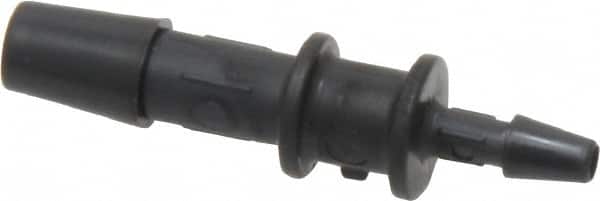 Barbed Tube Reducer: Single Barb, 1/4 x 1/8" Barb