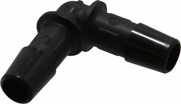 Barbed Tube Elbow: Single Barb, 3/8" Barb