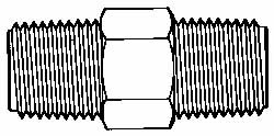 1/2 NPT Nylon Threaded Tube Fitting