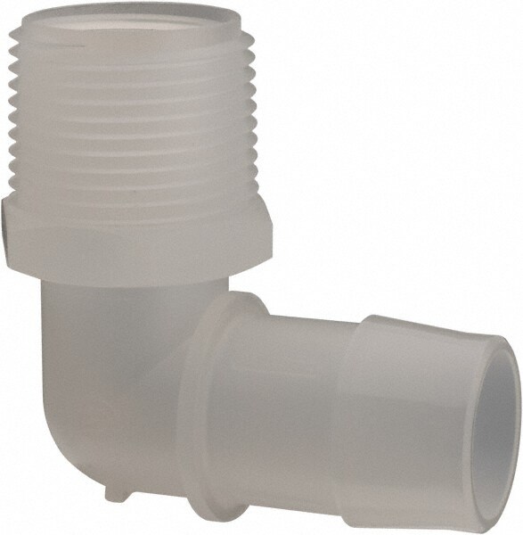 Barbed Tube Elbow: 1" Barbs, 1" NPT