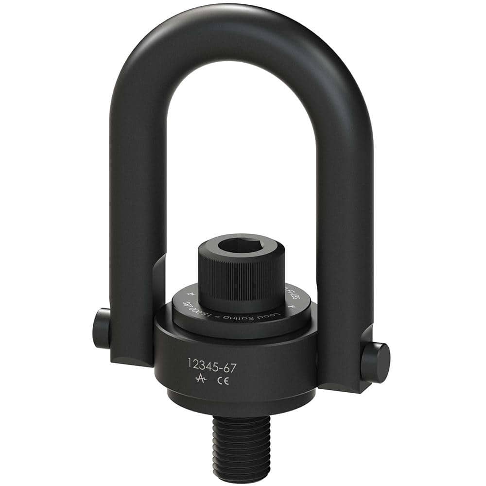 ADB Hoist Rings 24016 Center Pull Hoist Ring: Screw-On, 1,900 lb Working Load Limit 