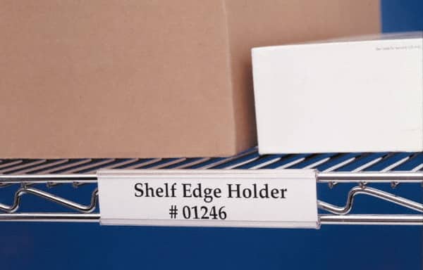 Aigner Label Holder WR-1224 24 Long x 1-5/16 Wide, Snap On Back, Label Holder 