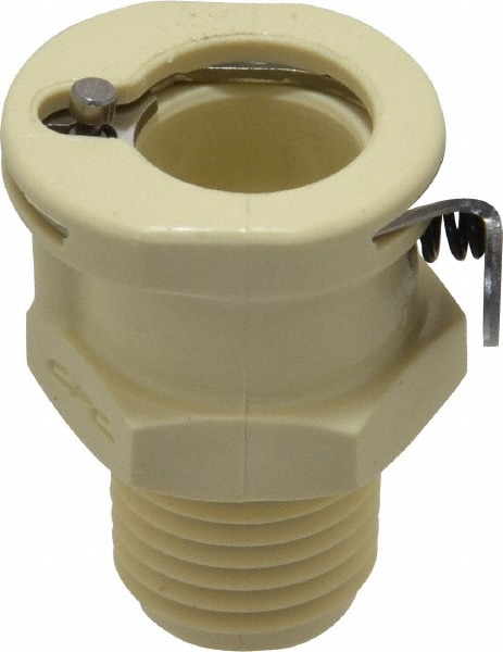 CPC Colder Products PLCD1000412 1/4" Nominal Flow, 1/4 NPT Thread, Male, Inline Threaded-Female Socket Image