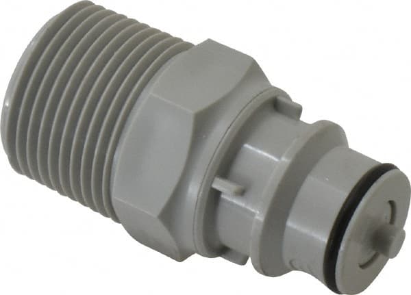 CPC Colder Products HFCD241212 3/8" Nominal Flow, 3/4 NPT Thread, Male, Inline Threaded-Male Plug 