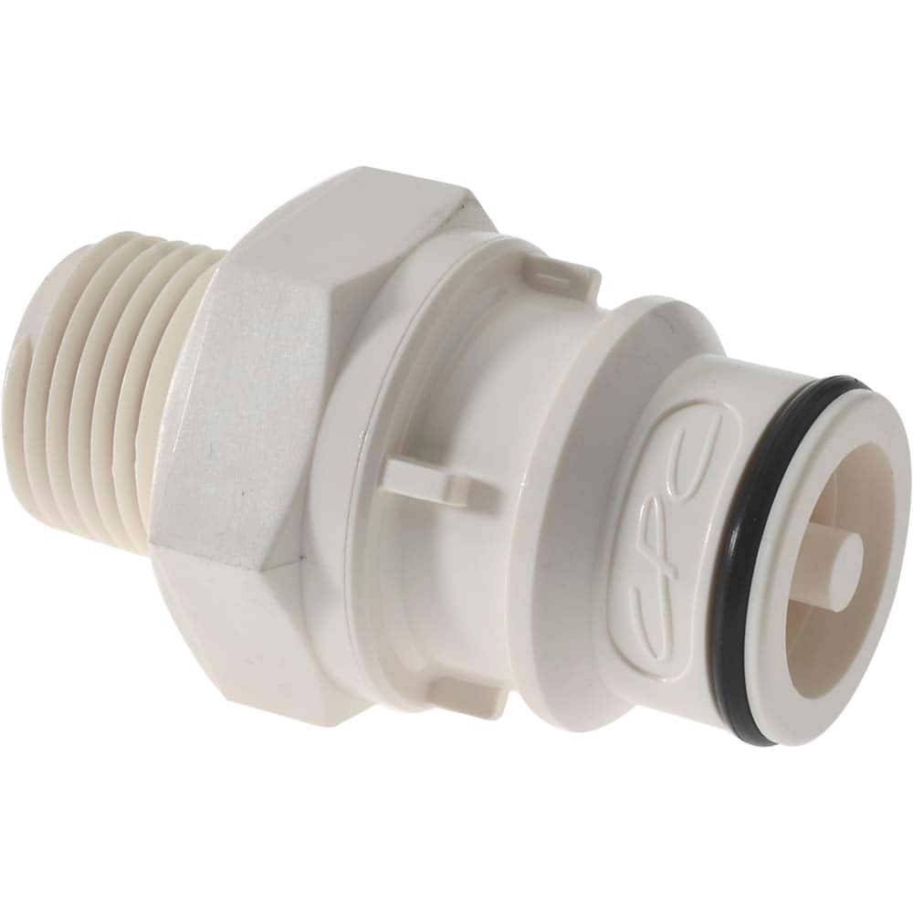 CPC Colder Products HFC24635 3/8" Nominal Flow, 3/8 NPT Thread, Male, Inline Threaded-Male Plug 