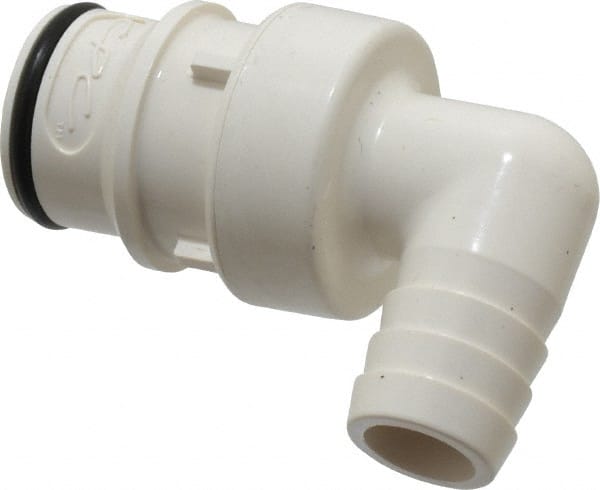CPC Colder Products HFCD23835 3/8" Nominal Flow, 1/2" ID, Male, Elbow Hose Barb-Male Plug 