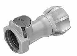 CPC Colder Products HFC191235GHT 3/8" Nominal Flow, 3/4 NHR Thread, Female, Inline Threaded-Female Socket 