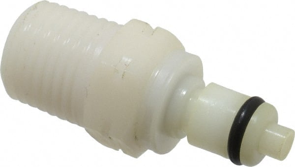 CPC Colder Products PMCD2404BSPT 1/8" Nominal Flow, 1/4 BSPT Thread, Male, Inline Threaded-Male Plug 