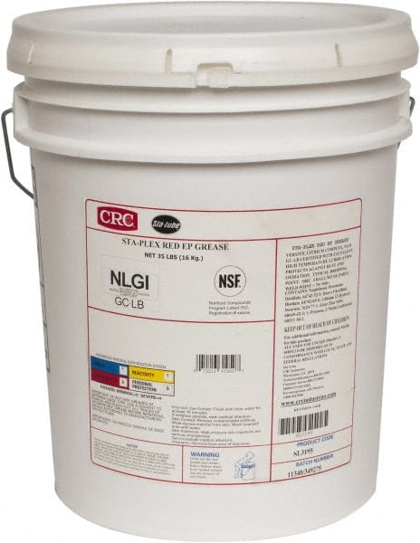 CRC 1007895 Extreme Pressure Grease: 35 lb Pail, Lithium 