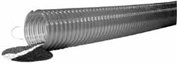 3" ID x 3.7" OD, 40 Max psi, Full In. Hg, Dry Material Handling & Transfer Hose