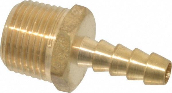 1 Hose Barb Midland 32-007LF Lead Free Brass Rigid Male Adapter x 1//2 Male NPTF Brass 1//4 Hose I.D