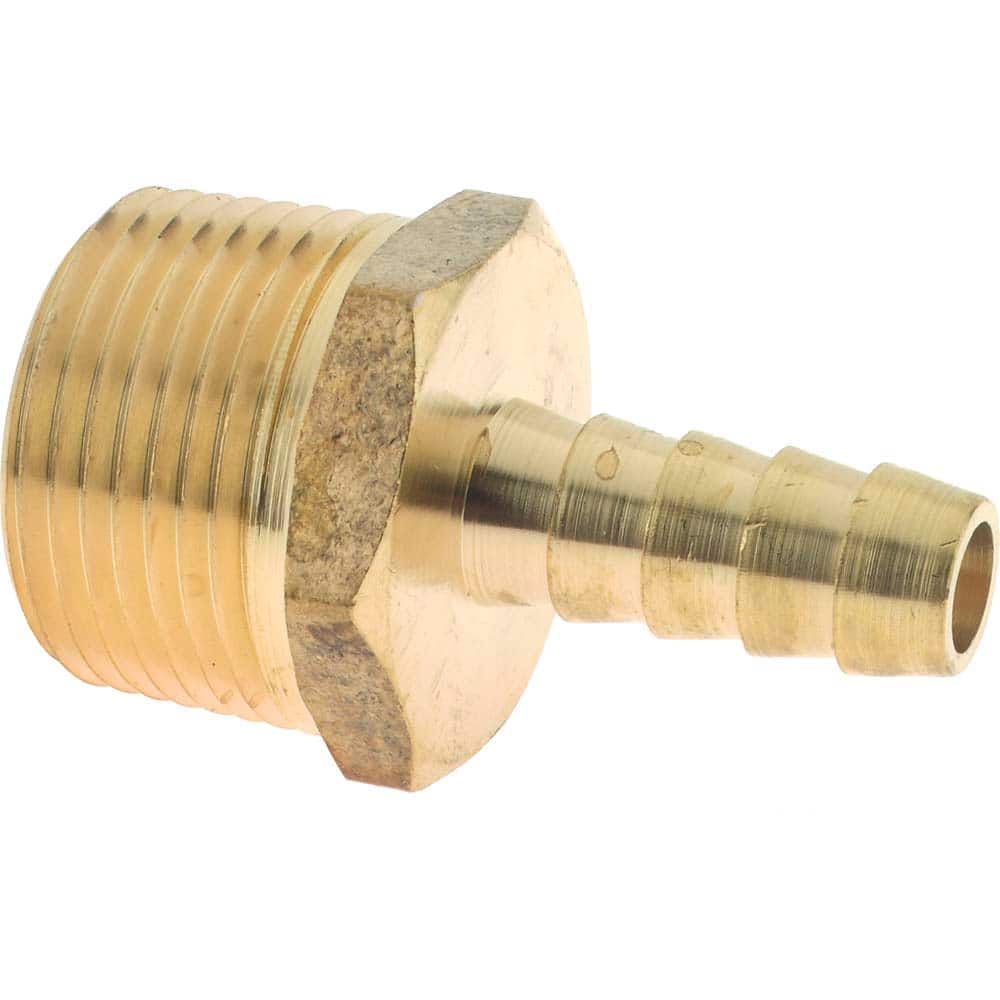 CerroBrass - Barbed Hose Fitting: 3/4″ x 3/8″ ID Hose, Male Connector -  48755425 - MSC Industrial Supply