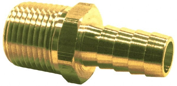 Male Hose Barb Brass Barbed Fittings Male Pipe Size 1/4" NPT Hose ID 1/8" 