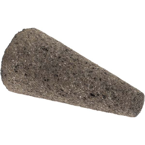 Abrasive Square Tip Cone: Type 17, Very Coarse, 3/8-24 Arbor Hole