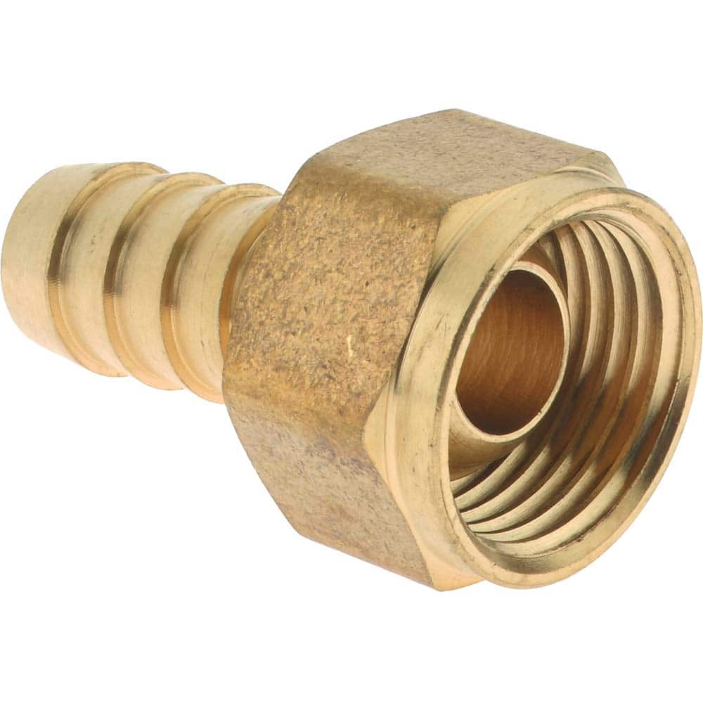 Ball End Swivel Connector Anderson Metals Brass Hose Fitting 1/2 Barb x 1/2 NPSM 1/2 Barb x 1/2 NPSM 07008-0808 