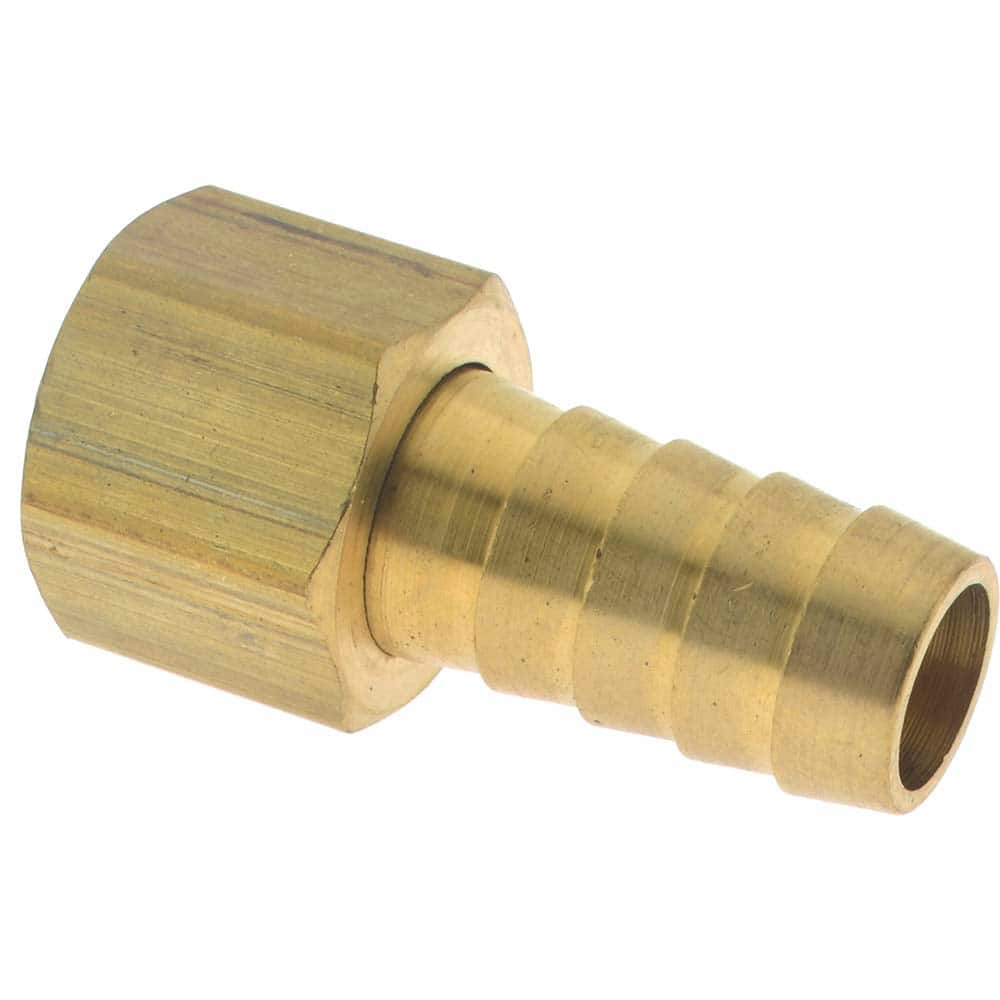 Brass Hose Fitting Connector 1//2 Barb x 1//2 Female Pipe