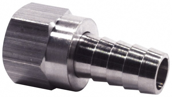 Barbed Hose Fitting: 5/8" x 5/16" ID Hose, Female Connector