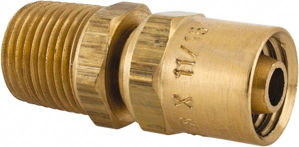 1/2 NPTF, Reusable Hose Male Fitting