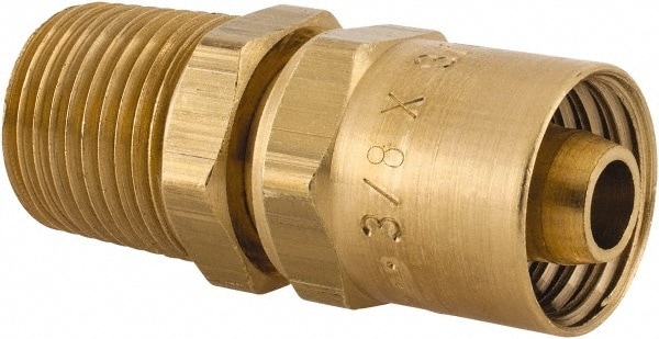 1/2 NPTF, Reusable Hose Male Fitting