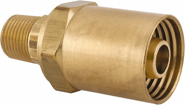 3/8 NPTF, Reusable Hose Male Fitting
