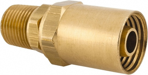 1/2 NPTF, Reusable Hose Male Fitting