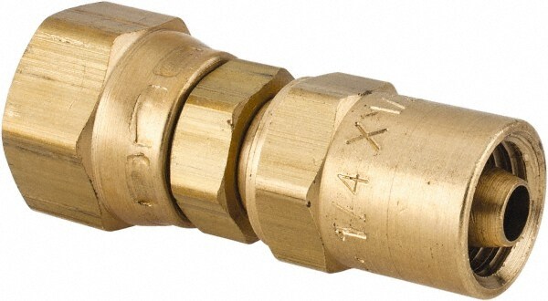 3/8 NPSM, Reusable Hose Female Swivel Fitting