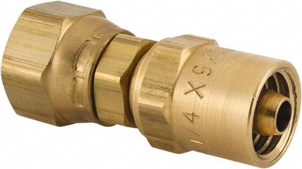 3/8 NPSM, Reusable Hose Female Swivel Fitting