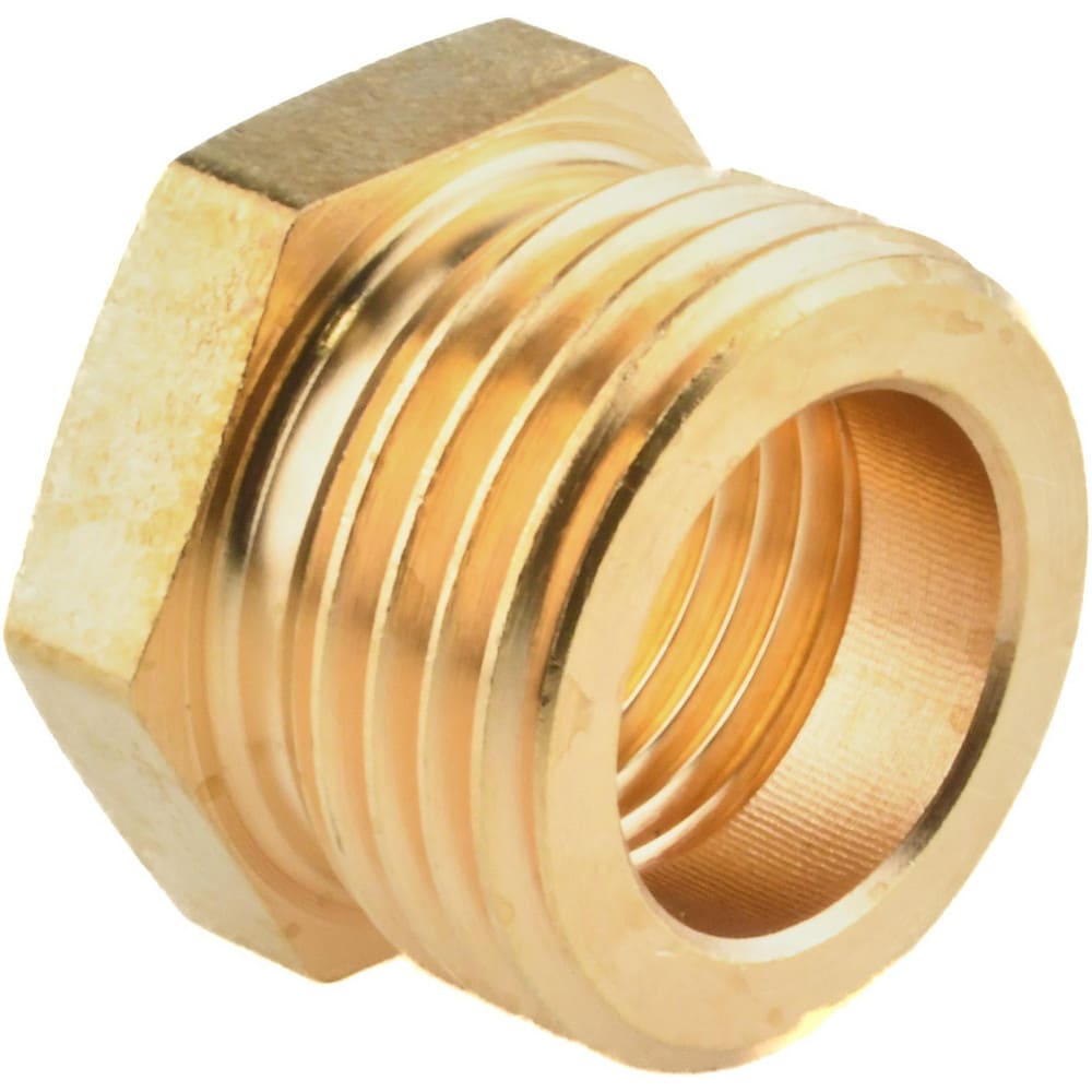 Garden Hose Fitting: 0.75" Hose, Male Hose to Female Pipe, FPT, Brass