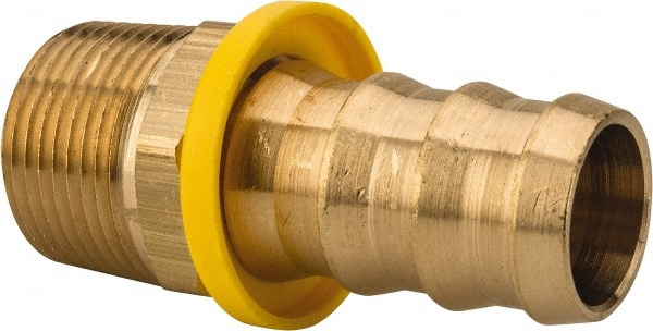 CerroBrass - Barbed Hose Fitting: 3/4″ x 3/8″ ID Hose, Male