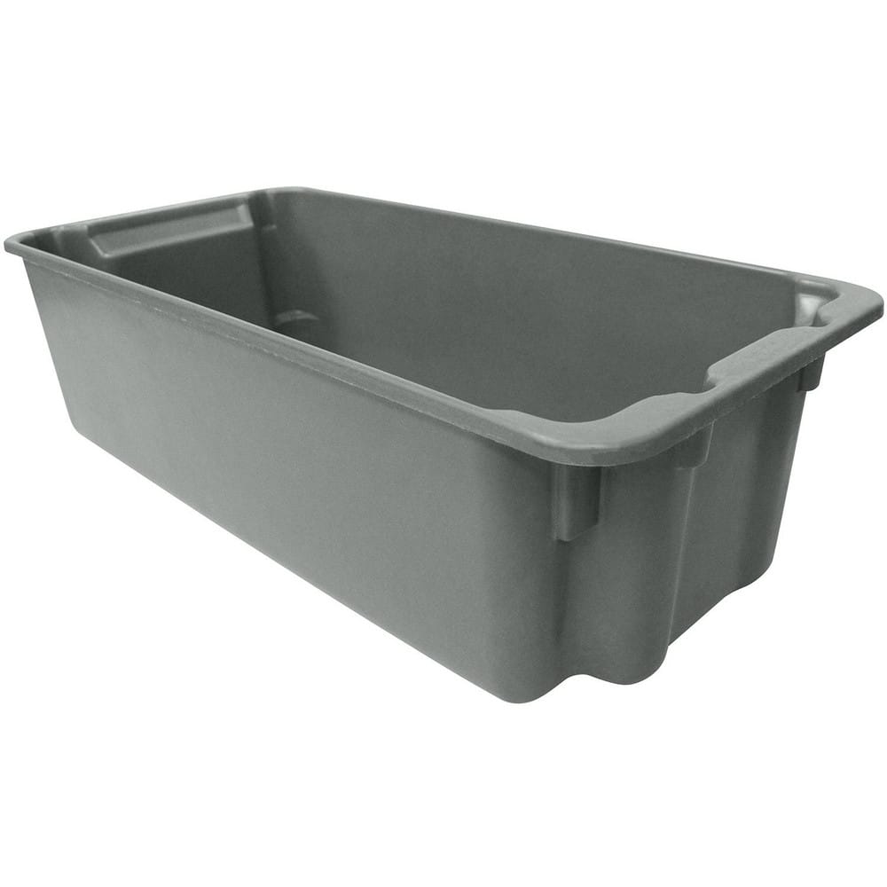 Totes & Storage Containers; Container Type: Stack & Nest ; Overall Height: 6.90625 ; Overall Width: 11 ; Overall Length: 24.13 ; Load Capacity: 150 lb ; Lid Included: No