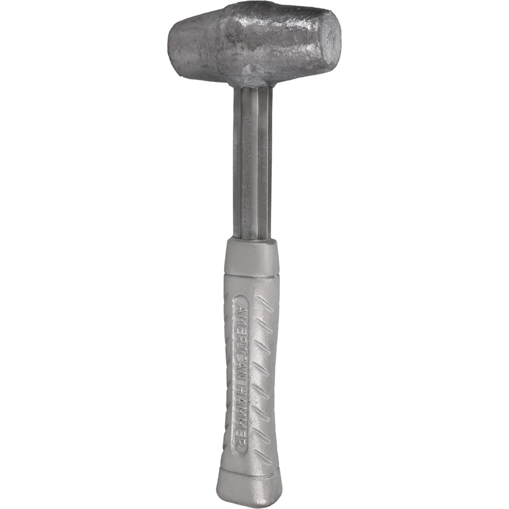 Non-Marring Hammer: 4 lb, 1-1/2" Face Dia, Lead Alloy Head