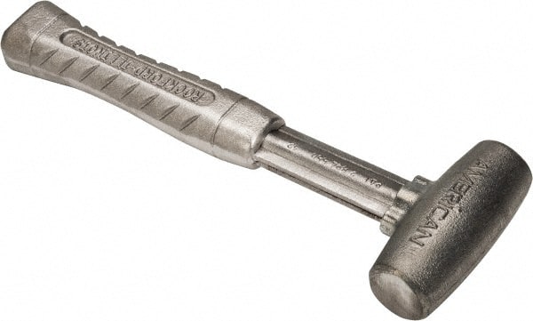 American Hammer AM2ZNAG Non-Marring Hammer: 2 lb, 1-1/4" Face Dia, Zinc Aluminum Alloy Head 