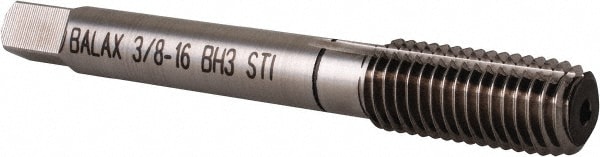 Thread Forming STI Tap: 3/8-16 UNC, H3, Bottoming, Bright Finish