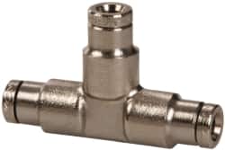 Norgren 120600100 Push-To-Connect Tube to Tube Tube Fitting: Pneufit Union Tee, 1/8" OD 