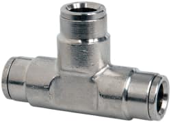 Norgren 120600600 Push-To-Connect Tube to Tube Tube Fitting: Pneufit Union Tee, 3/8" OD 